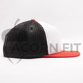 Yupoong Red White Black Foam Trucker