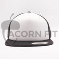 Yupoong White Black Foam Trucker