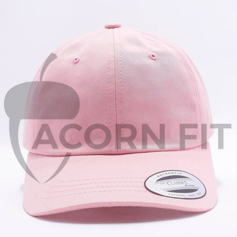 dad hats wholesale - yupoong 6245cm pink