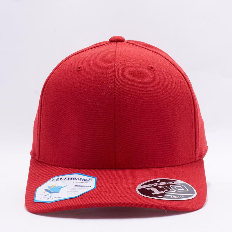 Blank Red Baseball Caps