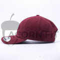 Blank Unstructured Dad Hats Wholesale - Yupoong Classic 6245PT Maroon