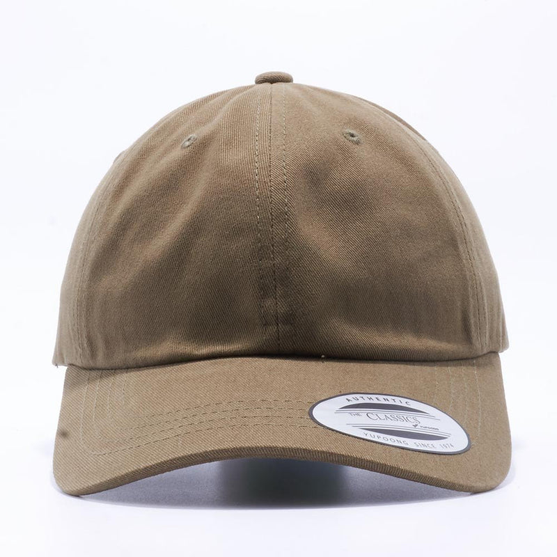 Blank Unstructured Dad Hats Wholesale - Yupoong Classic 6245PT Loden