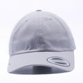 Blank Unstructured Dad Hats Wholesale - Yupoong Classic 6245PT Light Grey