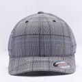 Wholesale Flexfit 6196 Glen Check Hat Black White