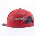 Wholesale Yupoong 6005 Black White Red Foam Trucker Hats - Acorn Fit