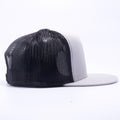 Blank Trucker Hats Wholesale - Yupoong 6006 Classic Trucker Hats Wholesale Silver/Black