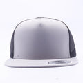 Blank Trucker Hats Wholesale - Yupoong 6006 Classic Trucker Hats Wholesale Silver/Black