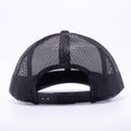 Yupoong 6606W Black and White Front Panel Classic Retro Trucker Hats Caps Wholesale Custom - Acorn Fit