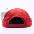 Red Wholesale Yupoong 6502 Unstructured 5 Panel Snapback Hat Custom - Acorn Fit