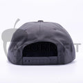 Charcoal Wholesale Yupoong 6502 Unstructured 5 Panel Classic Snapback Hat Custom - Acorn Fit